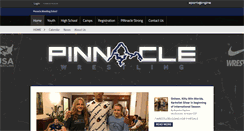 Desktop Screenshot of pinnaclewrestlingschool.com