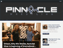 Tablet Screenshot of pinnaclewrestlingschool.com